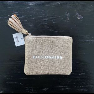 “Billionaire” Champagne Coin Purse Wallet